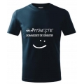 Tricou bleumarin copii 4,6 ani, Zambeste, Dumnezeu te iubeste!